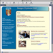 Dyslexia Unit homepage