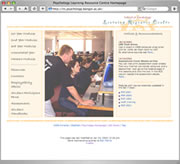 Learning Resource Centre homepage